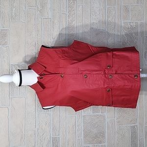 RALPH LAUREN NAVEL SUPPLY COMPANY WAXED COTTON VEST